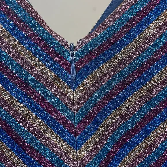 dress the population haley metallic Hayley Metallic Cobalt Dress by Dress The Population
